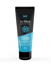 Лубрикант на водной основе Ice Black с ледяным эффектом - 50 мл. - INTT - купить с доставкой в Керчи