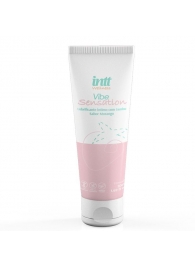 Лубрикант на водной основе Vibe Sensation с клубничным вкусом и легким вибрирующим эффектом - 50 гр. - INTT - купить с доставкой в Керчи