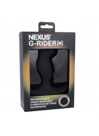 Черный вибромассажер простаты Nexus G-Rider+ - 12,6 см. - Nexus Range - в Керчи купить с доставкой