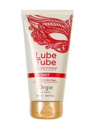 Интимный гель на водной основе Lube Tube Hot с разогревающим эффектом - 150 мл. - ORGIE - купить с доставкой в Керчи