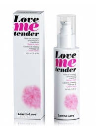 Съедобное согревающее массажное масло Love Me Tender Cotton Candy с ароматом сладкой ваты - 100 мл. - Love to Love - купить с доставкой в Керчи