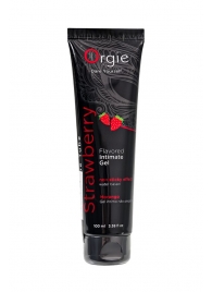Интимный гель на водной основе Lube Tube Strawberry с клубничным вкусом - 100 мл. - ORGIE - купить с доставкой в Керчи
