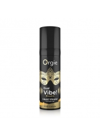 Съедобный гель Dual Vibe Pina Colada с эффектом вибрации и вкусом коктейля пина колада - 15 мл. - ORGIE - купить с доставкой в Керчи