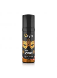 Съедобный гель Dual Vibe Sex On The Beach с эффектом вибрации и вкусом коктейля «секс на пляже» - 15 мл. - ORGIE - купить с доставкой в Керчи