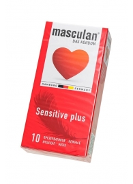 Презервативы Masculan Sensitive plus - 10 шт. - Masculan - купить с доставкой в Керчи