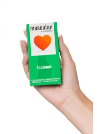 Презервативы анатомической формы Masculan Anatomic - 10 шт. - Masculan - купить с доставкой в Керчи