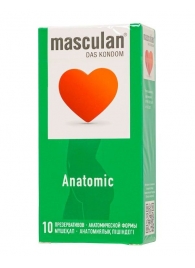 Презервативы анатомической формы Masculan Anatomic - 10 шт. - Masculan - купить с доставкой в Керчи