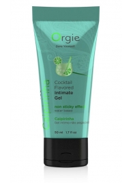 Съедобный интимный гель Orgie Lube Tube Cocktail Caipirinha - 50 мл. - ORGIE - купить с доставкой в Керчи
