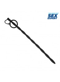 Черный стимулятор уретры Sex Expert - Sex Expert - купить с доставкой в Керчи