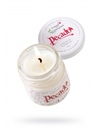 Массажная свеча Tobacco Vanilla - 35 мл. - Pecado - купить с доставкой в Керчи