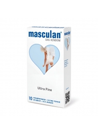 Ультратонкие презервативы Masculan Ultra Fine с обильной смазкой - 10 шт. - Masculan - купить с доставкой в Керчи