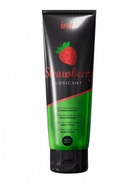 Смазка на водной основе с ароматом клубники Strawberry Lubricant - 100 мл. - INTT - купить с доставкой в Керчи