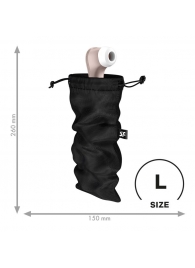 Черный мешочек для хранения игрушек Treasure Bag L - Satisfyer - купить с доставкой в Керчи