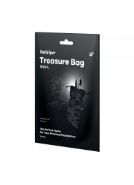 Черный мешочек для хранения игрушек Treasure Bag L - Satisfyer - купить с доставкой в Керчи