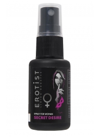 Возбуждающий спрей для женщин Erotist Secret Desire - 30 мл. - Erotist Libido Booster - купить с доставкой в Керчи