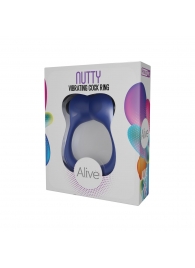 Синее эрекционное виброкольцо Nutty - Adrien Lastic - в Керчи купить с доставкой