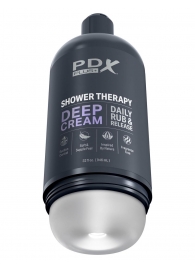 Мастурбатор в бутылке Shower Therapy Deep Cream - Pipedream - в Керчи купить с доставкой