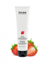 Лубрикант на водной основе Nuei Inlube с алоэ вера и ароматом клубники - 100 мл. - Nuei cosmetics - купить с доставкой в Керчи