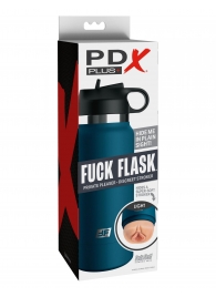 Мастурбатор-вагина в синей колбе F*ck Flask - Pipedream - в Керчи купить с доставкой