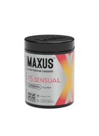 Анатомические презервативы MAXUS Sensual - 15 шт. - Maxus - купить с доставкой в Керчи