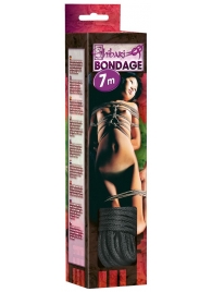 Чёрная веревка для связывания - 700 см. - Orion - купить с доставкой в Керчи