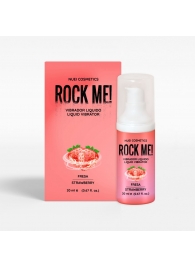 Жидкий вибратор Nuei Rock Me! с ароматом клубники - 20 мл. - Nuei cosmetics - купить с доставкой в Керчи
