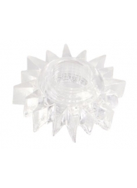 Прозрачное гелевое эрекционное кольцо-солнце - Toyfa Basic - в Керчи купить с доставкой