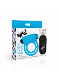 Голубое эрекционное виброкольцо 28X Remote Control Vibrating Cock Ring   Bullet - XR Brands - в Керчи купить с доставкой