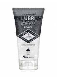 Водно-силиконовый интимный гель-смазка Lubrimax Brave - 75 мл. - ИнтелБИО - купить с доставкой в Керчи