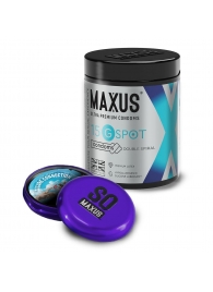 Гладкие презервативы Maxus G spot с двойной спиралью - 15 шт. - Maxus - купить с доставкой в Керчи