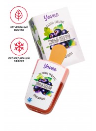 Охлаждающий бальзам для губ «Томный поцелуй» с ароматом черной смородины - 5 мл. - ToyFa - купить с доставкой в Керчи