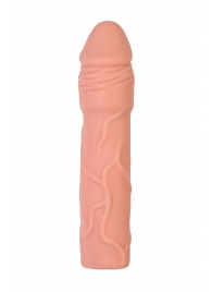 Телесная удлиняющая насадка с подхватом - 19 см. - ToyFa - в Керчи купить с доставкой