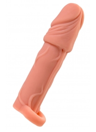 Телесная удлиняющая насадка с подхватом - 16 см. - ToyFa - в Керчи купить с доставкой