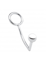 Кольцо на пенис с анальным стимулятором Stainless Steel Anal Hook   Cock Ring - BlueLine - в Керчи купить с доставкой