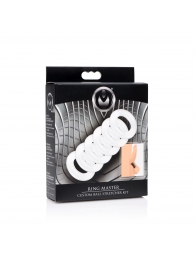 Комплект из 6 прозрачных эрекционных колец Ring Master Custom Ball Stretcher Kit - XR Brands - в Керчи купить с доставкой