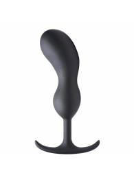 Черный массажер простаты с утяжелителями Premium Silicone Weighted Prostate Plug XL - 20,8 см. - XR Brands - в Керчи купить с доставкой