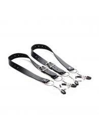 Ремни с зажимами для половых губ Spread Labia Spreader Straps with Clamps - XR Brands - купить с доставкой в Керчи