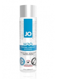 Возбуждающий лубрикант на водной основе JO Personal Lubricant H2O Warming - 120 мл. - System JO - купить с доставкой в Керчи
