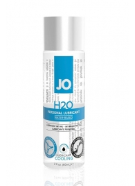 Охлаждающий лубрикант на водной основе JO Personal Lubricant H2O COOLING - 60 мл. - System JO - купить с доставкой в Керчи