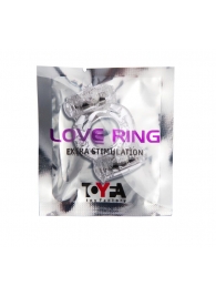 Прозрачное виброкольцо с двумя вибропульками - Toyfa Basic - в Керчи купить с доставкой