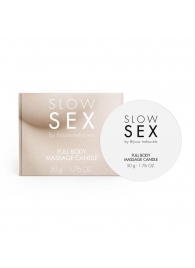 Массажная свеча для всего тела Slow Sex - 50 гр. - Bijoux Indiscrets - купить с доставкой в Керчи