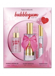 Набор средств для массажа и ласк Bubblegum Play Kit - Bijoux Indiscrets - купить с доставкой в Керчи