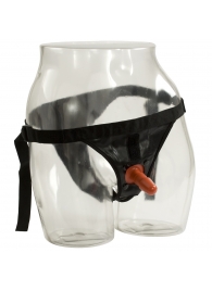 Трусики со штырьком для фиксации насадок Ultra Harness with Plug - Doc Johnson - купить с доставкой в Керчи