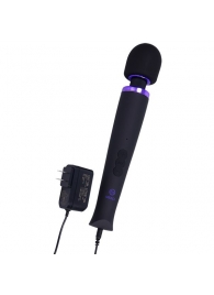 Черный жезловый вибромассажёр Merci Power Wand - Doc Johnson