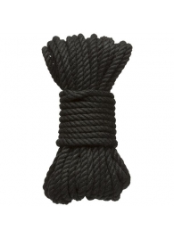 Черная верёвка для связывания и фиксации Bind Tie - 9,14 м. - Doc Johnson - купить с доставкой в Керчи
