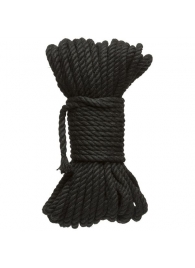 Черная верёвка для связывания и фиксации Bind Tie - 15,24 м. - Doc Johnson - купить с доставкой в Керчи