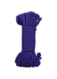 Фиолетовая верёвка для связывания и фиксации Bind Tie - 9,14 м. - Doc Johnson - купить с доставкой в Керчи
