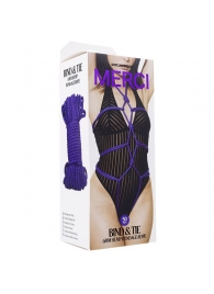 Фиолетовая верёвка для связывания и фиксации Bind Tie - 15,24 м. - Doc Johnson - купить с доставкой в Керчи