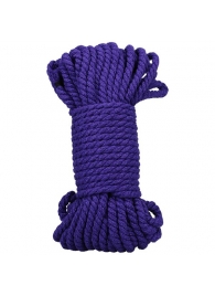 Фиолетовая верёвка для связывания и фиксации Bind Tie - 15,24 м. - Doc Johnson - купить с доставкой в Керчи