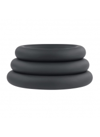 Набор из 3 черных эрекционных колец 3 Ring Circus - Selopa - в Керчи купить с доставкой